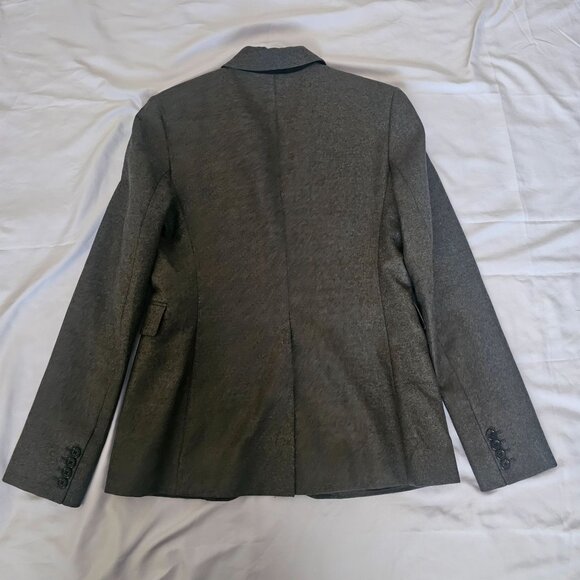 Joseph Gray Wool Blend Single Button Tailored Style Blazer Jacket Women's Sz 42 - Picture 3 of 12